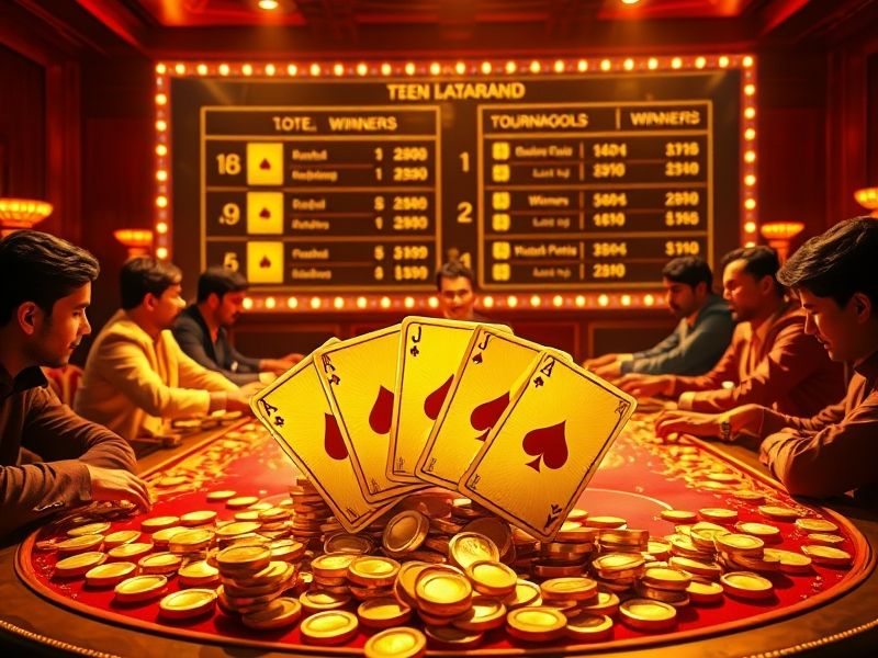 Compete in real-cash Teen Patti games with golden bonuses and daily tournaments. Secure withdrawals!