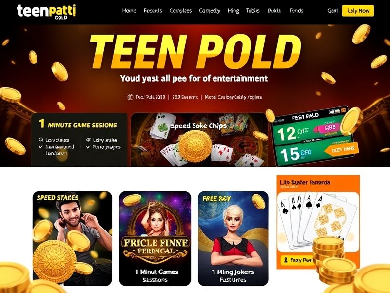 Compete in real-cash Teen Patti games with golden bonuses and daily tournaments. Secure withdrawals!